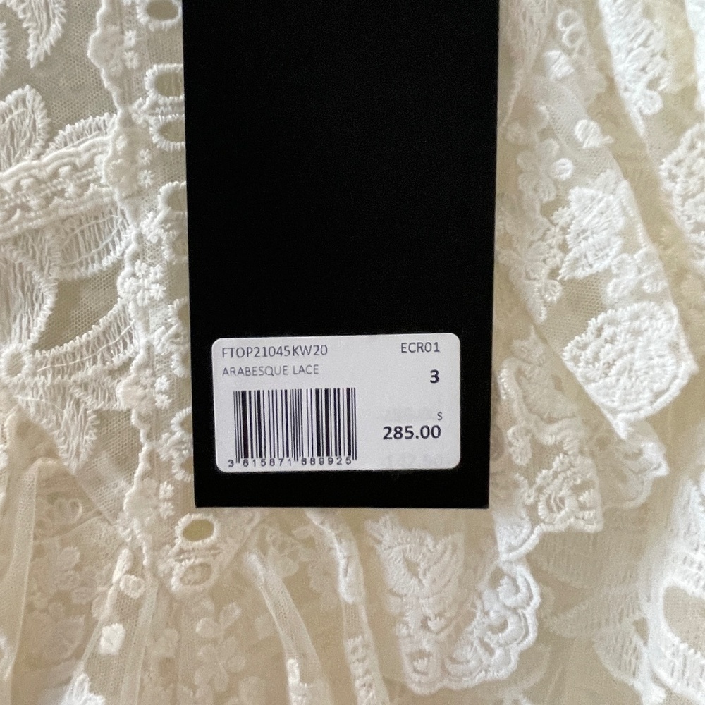 THE KOOPLES LACE TOP NEW WITH TAGS SIZE 3 - Picture 3 of 9